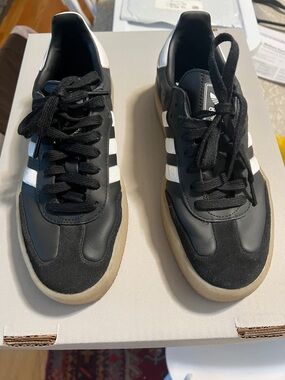 adidas Black and White Classic Low-Top Sneakers